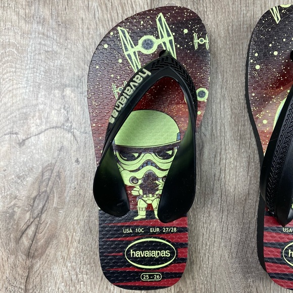 Havaianas Star Wars Flip Flop Size 10T | Stormtrooper Flip Flops Size 10T - Picture 6 of 15